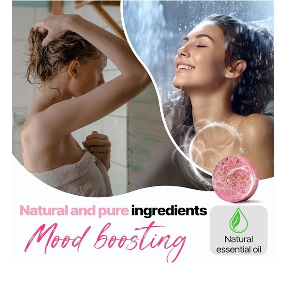 SHOWER STEAMERS FLOWERS AROMATHERAPY 8 PIECE GIFT BOX BATH BOMBS ESSENTIAL OILS - Picture 3 of 7